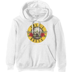 Guns N' Roses: Classic Logo - White Pullover Hoodie