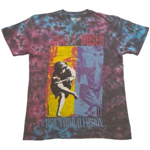 Guns N' Roses: Use Your Illusion (Dye Wash) - Blue T-Shirt