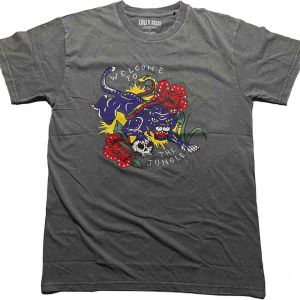 Guns N' Roses: Welcome to the Jungle (Embellished) - Grey T-Shirt