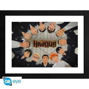 Haikyu!!: "Karasuno Fight" Framed Print (30x40cm)