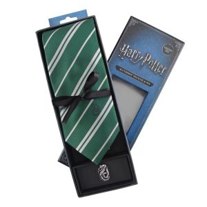 Harry Potter: Slytherin Tie & Metal Pin Deluxe Box