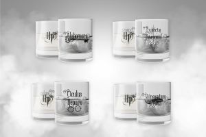 Harry Potter: Spells Crystal Glasses 4-Pack Preorder