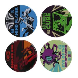 Dungeons & Dragons: Monsters Set of 4 Metal Coasters