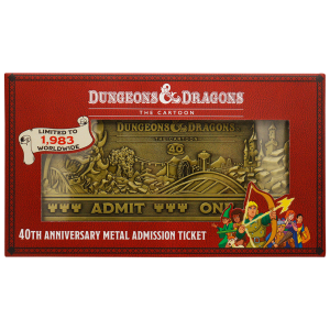 Dungeons & Dragons: The Cartoon 40th Anniversary Rollercoaster Ticket