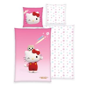 Hello Kitty: Hello Kitty-Super Style Duvet Set (135cm x 200cm / 80cm x 80cm)