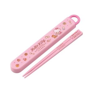 Hello Kitty: Sweety Pink Chopsticks with Box (16cm) Preorder