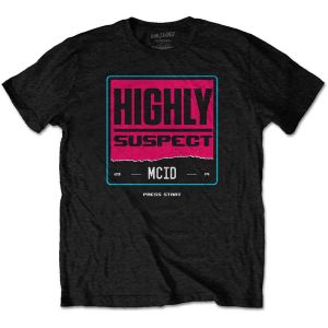 Highly Suspect: Press Start - Black T-Shirt