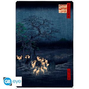 Hiroshige: New Years Eve Foxfire Poster (91.5x61cm)