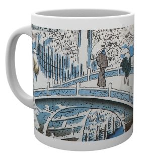 Hiroshige: The Drum Bridge Mug