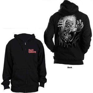 Iron Maiden: No Prayer (Back Print) - Black Zip-up Hoodie