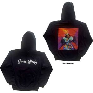 J Cole: Choose Wisely (Back Print) - Black Pullover Hoodie