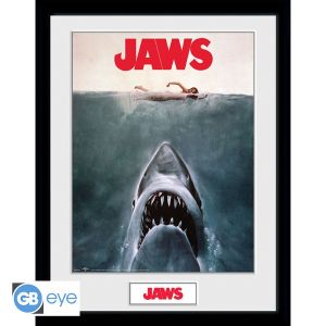 Jaws: "Key Art" Framed Print (30x40cm)