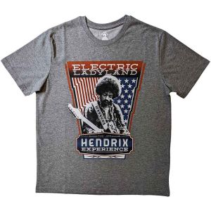 Jimi Hendrix: Electric Ladyland - Grey T-Shirt