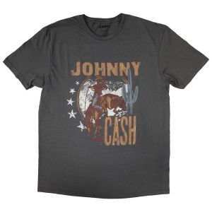 Johnny Cash: Cowboy - Grey T-Shirt