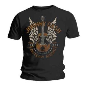 Johnny Cash: Outlaw - Black T-Shirt