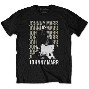 Johnny Marr: Guitar Photo - Black T-Shirt