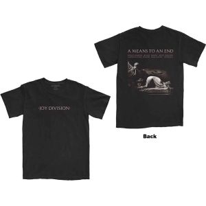 Joy Division: A Means To An End (Back Print) - Black T-Shirt