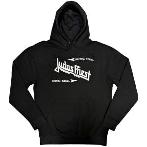 Judas Priest: British Steel Logo - Black Pullover Hoodie