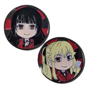 Kakegurui: Yumeko & Mary Metal Pin Badge