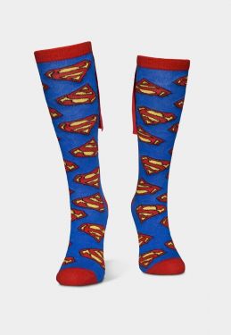 Superman: Logo Caped Knee High Socks (1 Pack)