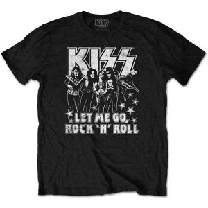 KISS: Let Me Go - Black T-Shirt