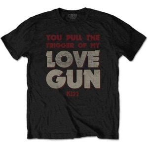 KISS: Pull The Trigger - Black T-Shirt