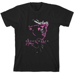 Kodak Black: Neon Outline - Black T-Shirt