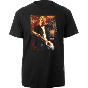 Kurt Cobain: You Know You're Right - Black T-Shirt