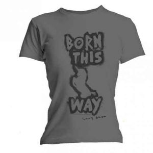 Lady Gaga: Born This Way - Ladies Grey T-Shirt