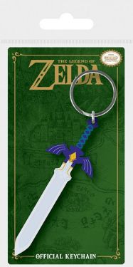 Legend of Zelda: Master Sword Rubber Keychain (6cm) Preorder