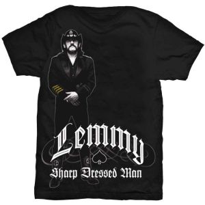 Lemmy: Sharp Dressed Man - Black T-Shirt