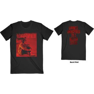 Lewis Capaldi: Divinely Uninspired (Back Print) - Black T-Shirt