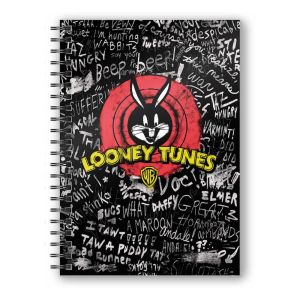 Looney Tunes: Bugs Bunny Notebook with 3D-Effect Face