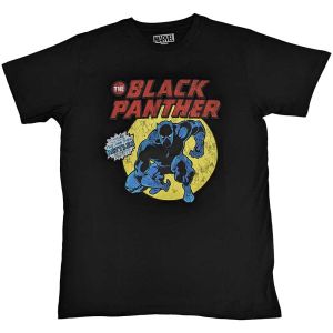 Marvel Comics: Black Panther Retro Comic - Black T-Shirt