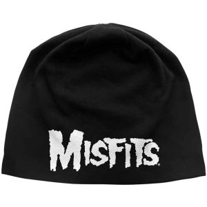 Misfits: Logo (Discharge Print) - Black Beanie Hat Preorder