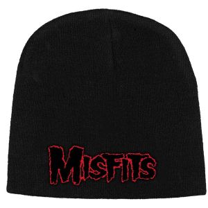 Misfits: Red Logo - Black Beanie Hat Preorder