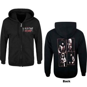 Motley Crue: 40 Years (Back Print) - Black Zip-up Hoodie