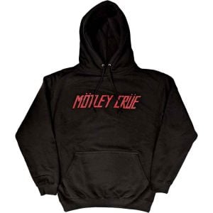 Motley Crue: Distressed Logo - Black Pullover Hoodie