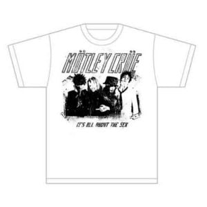 Motley Crue: Stencil - White T-Shirt