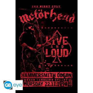 Motorhead: Live and loud Poster (91.5x61cm)