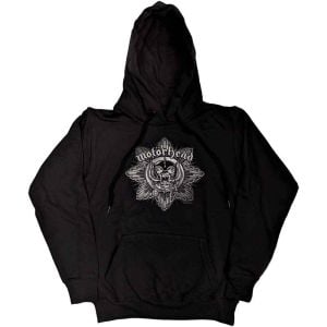 Motorhead: Pig Badge - Ladies Black Pullover Hoodie