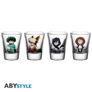 My Hero Academia: Heroes Shot Glasses - Set of 4