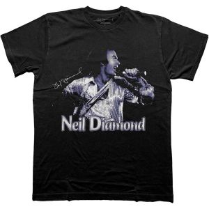 Neil Diamond: Singing - Black T-Shirt