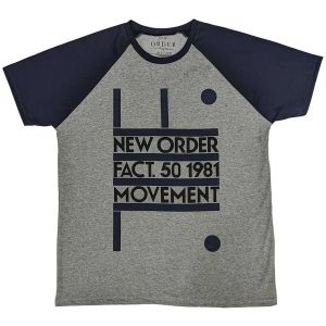 New Order: Movement - Grey & Navy Blue T-Shirt