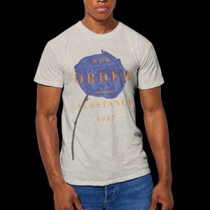 New Order: Spring Substance (Dip Dye, Mineral Wash, Dye Wash) - Natural (grey/white Mineral Wash) T-Shirt