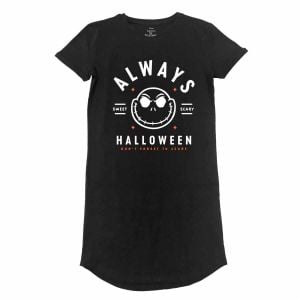 Nightmare Before Christmas: Always Halloween (T-Shirt Dress)