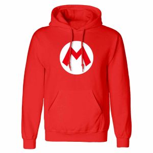 Nintendo Super Mario: Mario Badge (Hoodie)