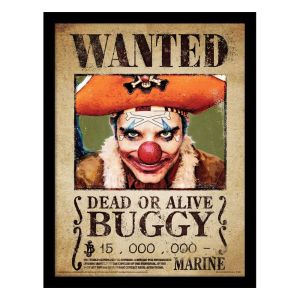 One Piece: Buggy Wanted Collector Print Framed Poster