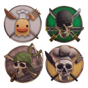 One Piece: Characters #2 Coaster 4-Pack Preorder