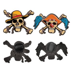 One Piece: Luffy & Buggy Pins 2-Pack Preorder